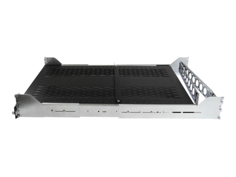 Startech : ESTANTE VENTILADO DESLIZANTE 2U AJUSTABLE PARA RACK 22.7KG