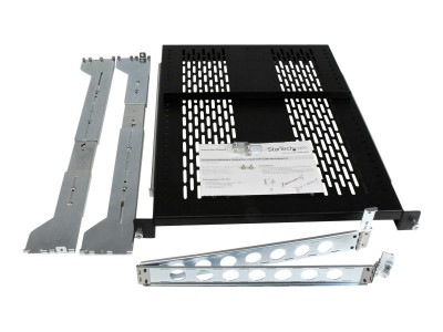 Startech : ESTANTE VENTILADO DESLIZANTE 2U AJUSTABLE PARA RACK 22.7KG