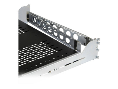 Startech : ESTANTE VENTILADO DESLIZANTE 2U AJUSTABLE PARA RACK 22.7KG