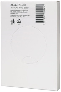 TORK Sachet hygiénique en HDPE, blanc