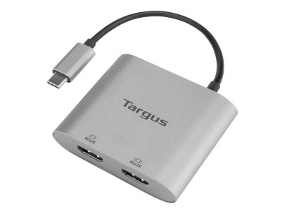 Targus : USB-C 4K 2 X HDMI ADAPTER SPACE GREY TARGUS