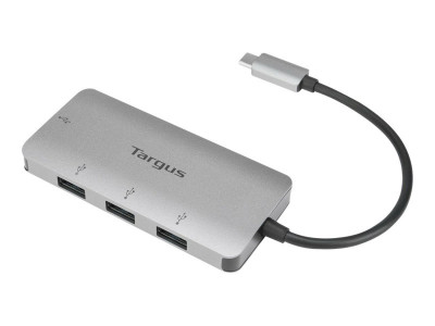Targus : TARGUS USB-C 4 PORT HUB AL CASE SPACE GREY