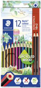 STAEDTLER Crayon de couleur Noris Colour, étui carton 20+4