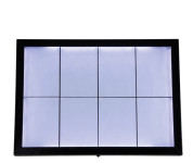 Securit LED-Schaukasten Black Star XXL, 8 x DIN A4 Seiten Securit LED-Schaukasten Black Star XXL, 8 x DIN A4 Seiten