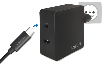 LogiLink Câble de chargement USB-C Microsoft Surface, noir