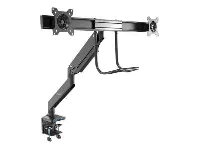 Startech : DESK MOUNT DUAL MONITOR ARM SYNCED HEIGHT HEAVY DUTY