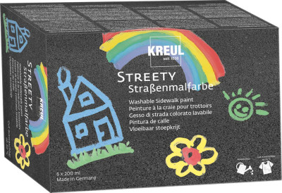 KREUL Peinture à la craie pour trottoir STREETY, 200 ml