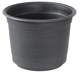 orthex Pot de fleurs EPOQUE, diamètre : 240 mm, noir