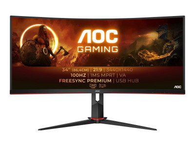 AOC : CU34G2 86.36CM 34IN 3440X1440 21:9