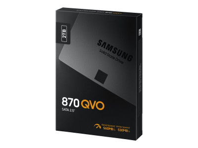 Samsung : SSD 870 QVO 2TB .