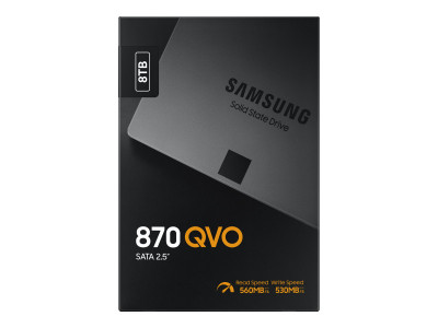 Samsung : SSD 870 QVO 8TB .