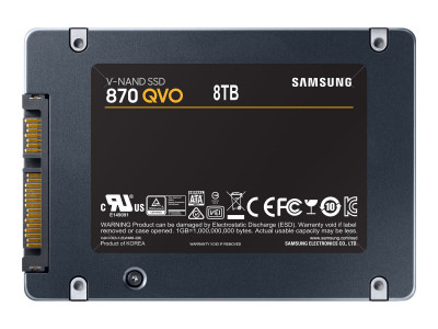 Samsung : SSD 870 QVO 8TB .