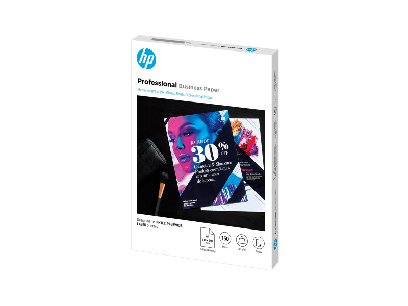 HP : HP PROF BIZ GLS 180G A4 150SH FSC papier