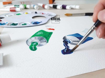 KREUL Gouache el Greco, 12 ml, kit de 12