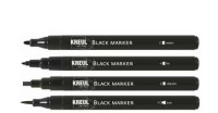 KREUL Black Marker, medium, noir