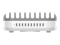 compulocks : 10PORT USB CHARGING DOCK ST PLUGS WHITE