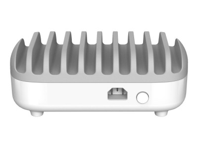 compulocks : 10PORT USB CHARGING DOCK ST PLUGS WHITE