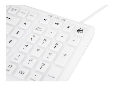 Urban Factory : SILICON KEYBOARD IP68 WIRED MEDICAL USB fr