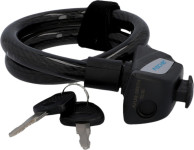 FISCHER Câble antivol pour vélo, longueur : 600 mm, noir FISCHER Câble antivol pour vélo, longueur : 600 mm, noir