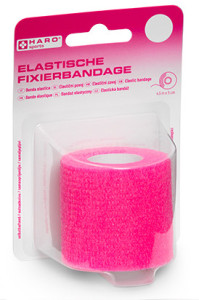 HARO Bande de fixation élastique, 50 mm x 4,5 m, vert clair