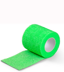 HARO Bande de fixation élastique, 50 mm x 4,5 m, vert clair