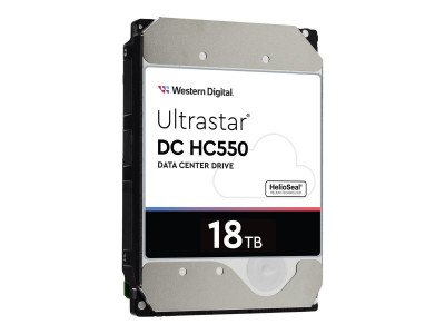 Western Digital : ULTRSTAR DC HC550 18TB 3.5 SAS SE 512Mo 7200 WUH721818AL5204