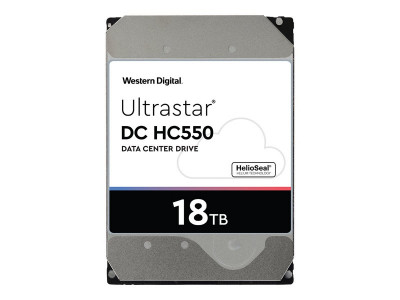 Western Digital : ULTRSTAR DC HC550 18TB 3.5 SAS SE 512Mo 7200 WUH721818AL5204