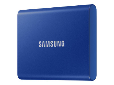 Samsung : SSD PORTABLE T7 1TB USB 3.2 INDIGO BLUE