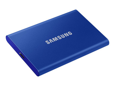 Samsung : SSD PORTABLE T7 1TB USB 3.2 INDIGO BLUE