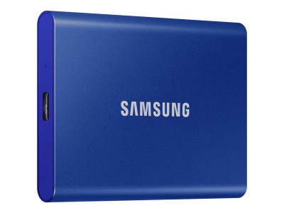 Samsung : SSD PORTABLE T7 1TB USB 3.2 INDIGO BLUE