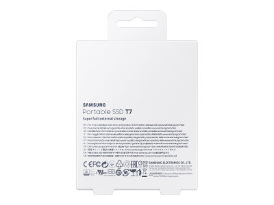 Samsung : SSD PORTABLE T7 1TB USB 3.2 INDIGO BLUE