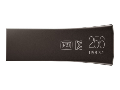 Samsung : BAR PLUS TITAN GRAY 256GB .