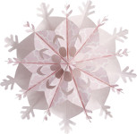 folia Set de création d'étoiles, rose / blanc folia Set de création d'étoiles, rose / blanc