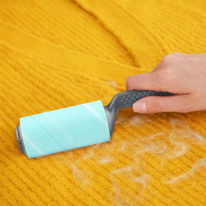 Kores Fussel-Roller mit Griff, 80 Blatt, nachfüllbar