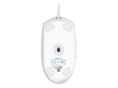 Logitech : G102 LIGHTSYNC GAMING MOUSE WHITE EER