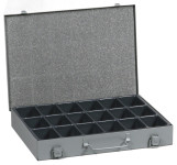 Mallette pour petites pièces allit EuroPlus Metal 34/18, grise