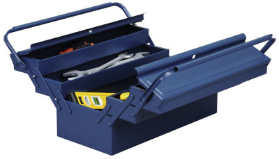 Boîte à outils allit McPlus Metal 5/47, vide, bleue