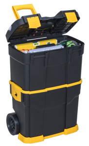 allit Werkzeugkoffer McPlus Mobile >P< 24, schwarz/gelb