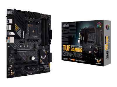 Asustek : TUF GAMING B550-PLUS ATX +2GLN+U3.2+M2 SATA6+4XDDR4 (ryzen)