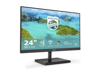 Philips : 23.8IN LED 2560X1440 16:9 4MS 245E1S/00 1000:1 VGA DVI HDMI