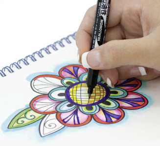 Tombow Feutre double pointe MONO twin, bleu