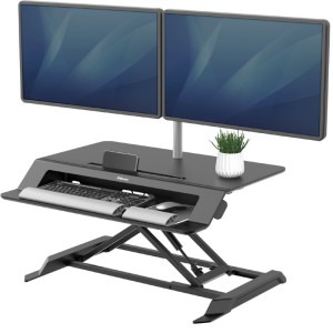 Fellowes Sitz-Steh Workstation Lotus LT, schwarz