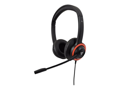 V7 : V7 HEADSET W/BOOM MIC 3.5MM (RESERVE EDUCATION) ANTI-BACTERIAL VOL LTD 2M CBL