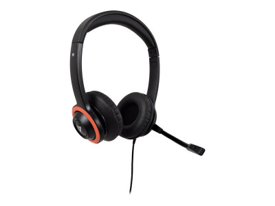 V7 : V7 HEADSET W/BOOM MIC 3.5MM (RESERVE EDUCATION) ANTI-BACTERIAL VOL LTD 2M CBL