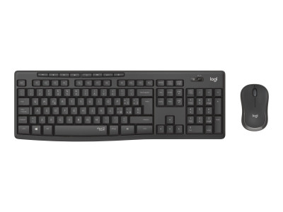 Logitech : MK295 SILENT WIRELESS COMBO GRAPHITE FRA CENTRAL fr