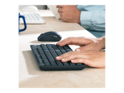 Logitech : MK295 SILENT WIRELESS COMBO GRAPHITE FRA CENTRAL fr
