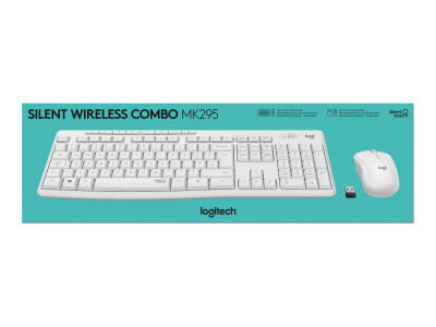 Logitech : MK295 SILENT WIRELESS COMBO OFF WHITE - Français