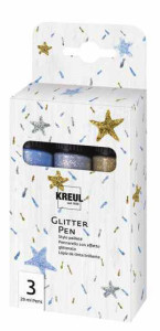 KREUL Glitter Pen, set de 3