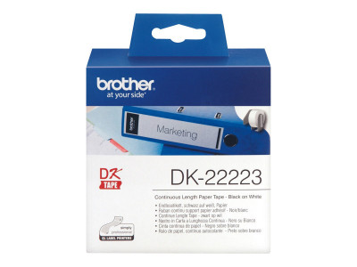 Brother : DK CONTINUOUS LABELS WHITE pour QL-500/550 papier 30.48M 50MM