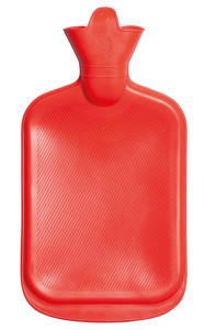 Lifemed Bouillotte, contenance : 2 litres, rouge